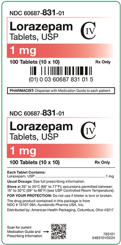 1 mg Lorazepam Tablets Carton (1 mg Lorazepam Tablets Carton)